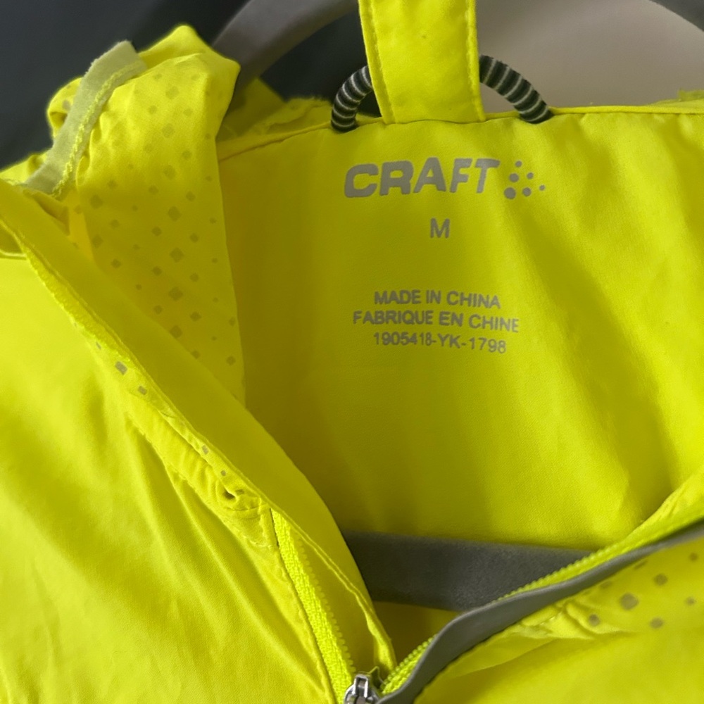 Craft visible neon running jacket - Picture 2 of 3
